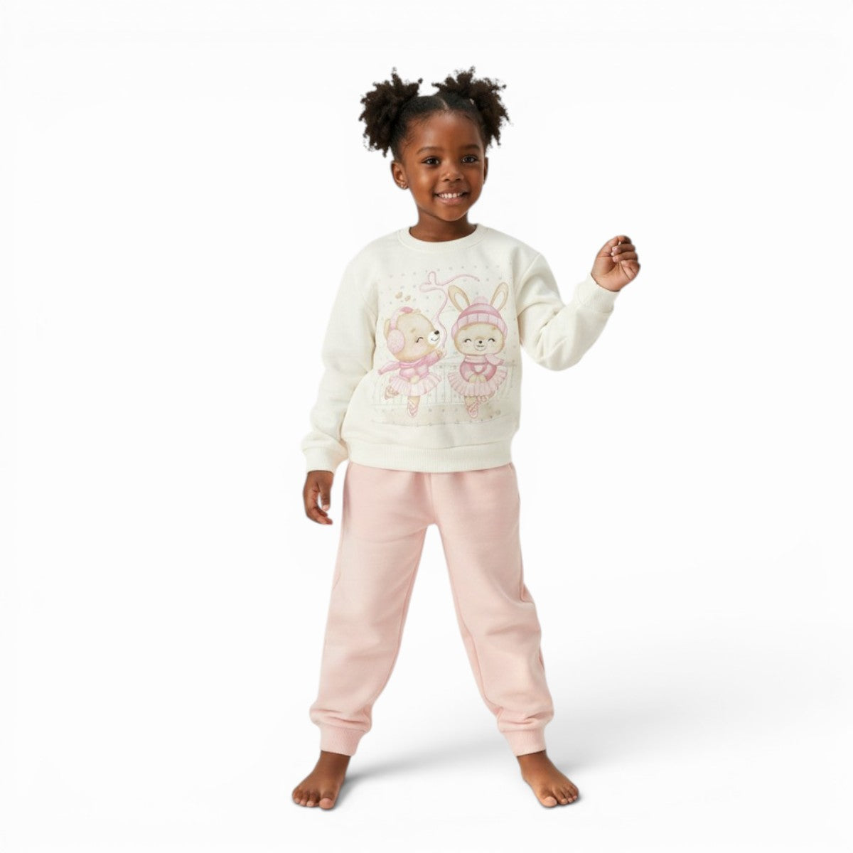Conjunto Infantil Feminino Pulla Bulla Bailarinas