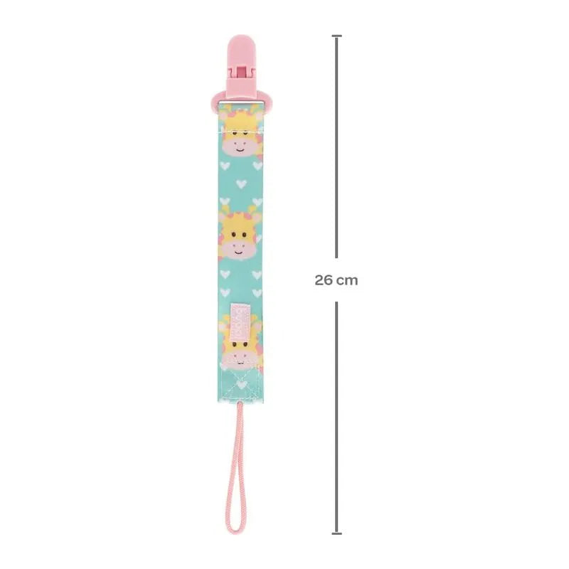 Prendedor de Chupeta Infantil Buba Animal Fun Seguro 3 Meses+