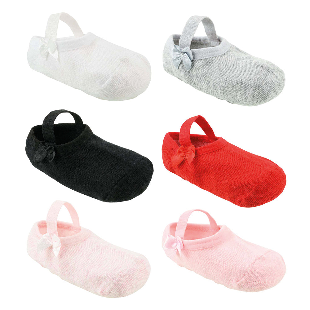 Meia Sapatilha Infantil Feminina Pimpolho Lisa Antiderrapante Algodão