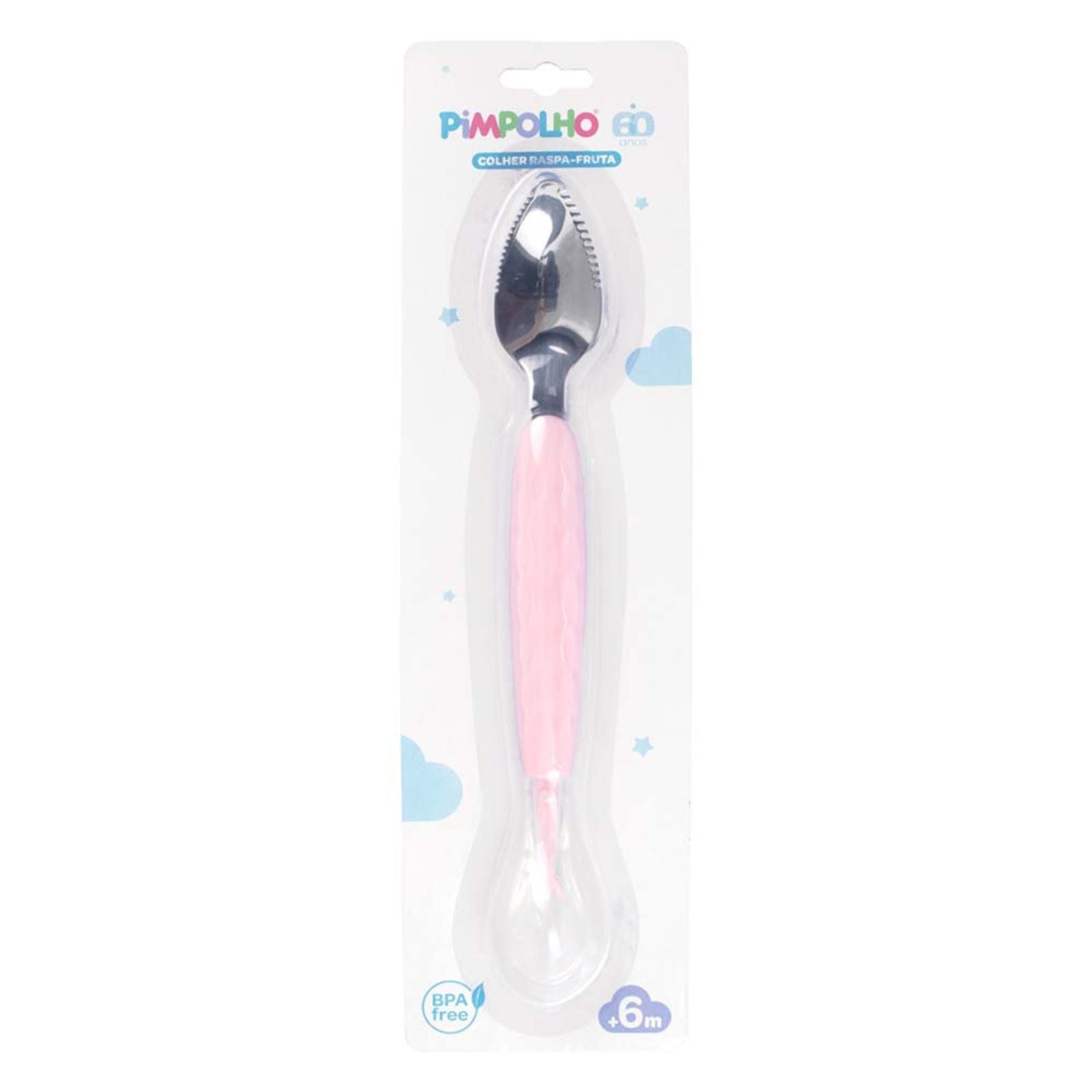Colher Pimpolho Raspa Frutas +6m
