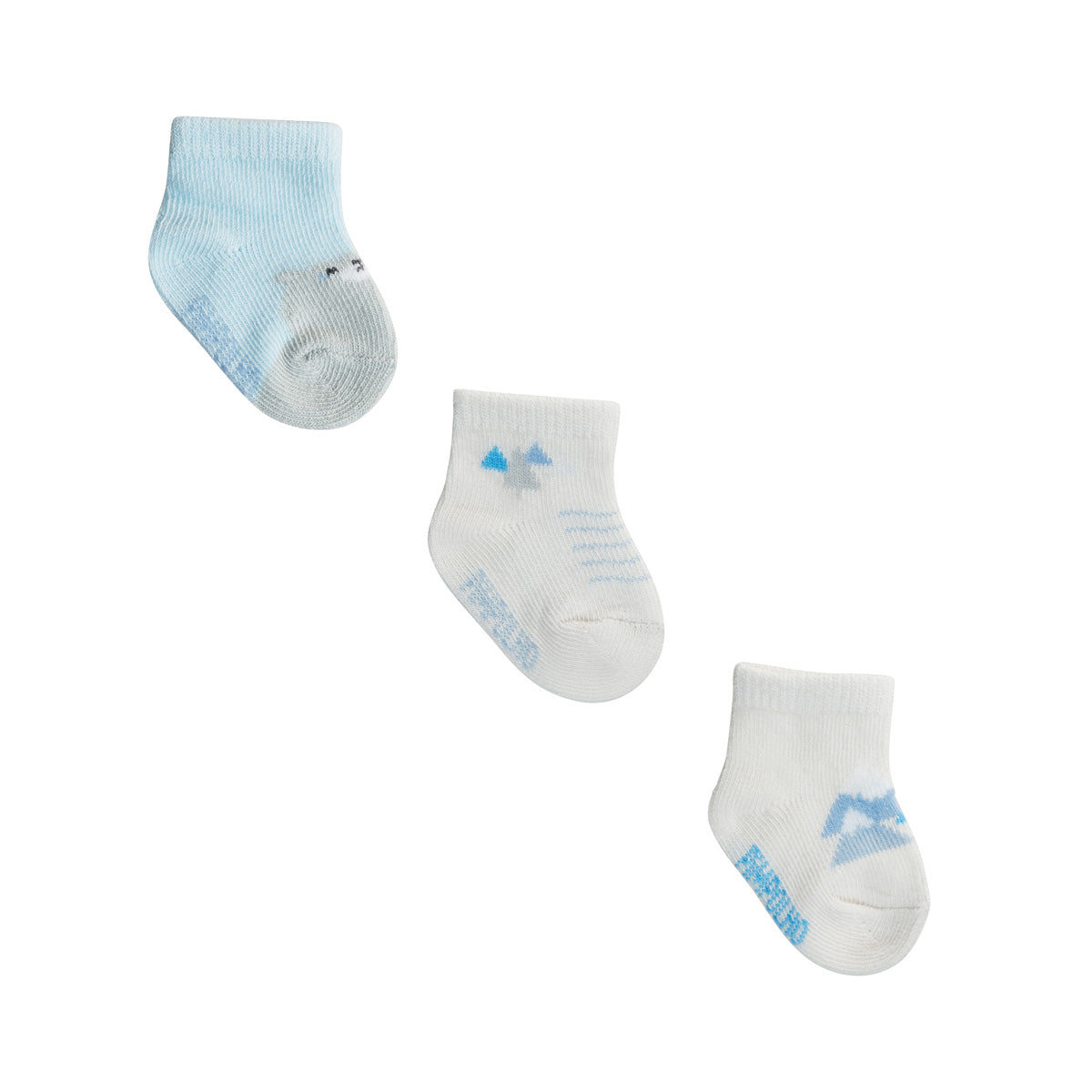 Kit Meia Infantil Masculina Pimpolho Colorida RN / Prematuro - Conforto e Proteção com 3 Pares
