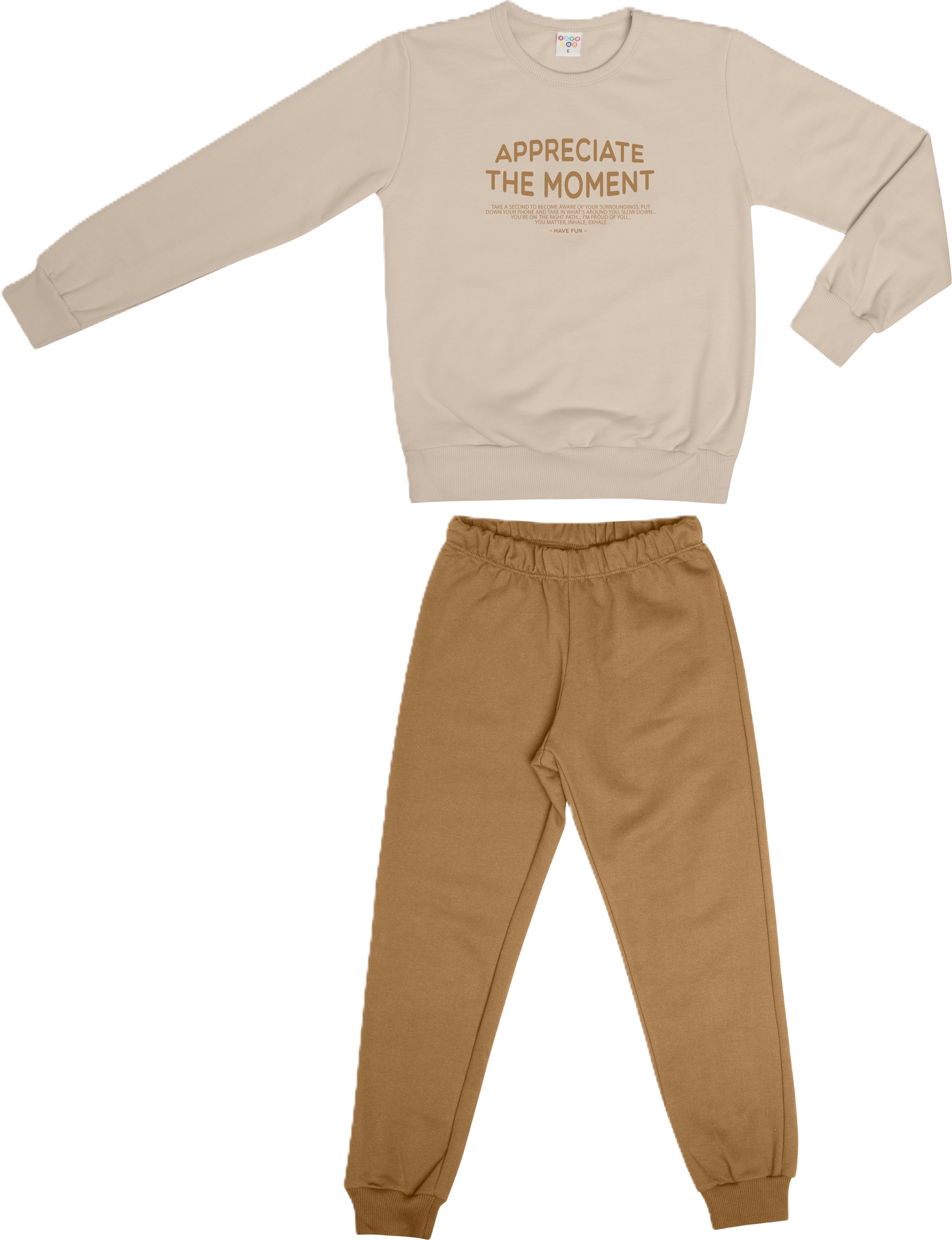 Conjunto Infantil Menino Have Fun Appreciate The Moment em Moletom
