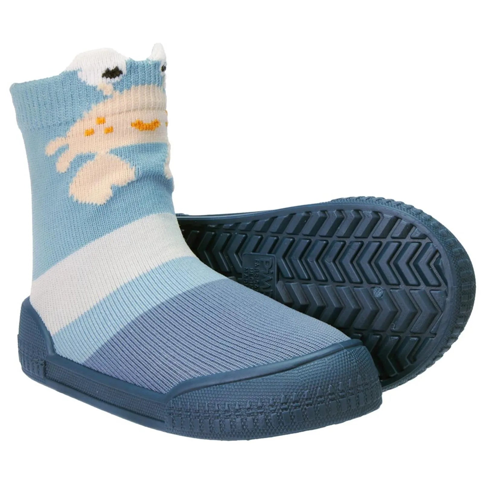 Meia Com Sola Infantil Pimpolho Antiderrapante Masculina