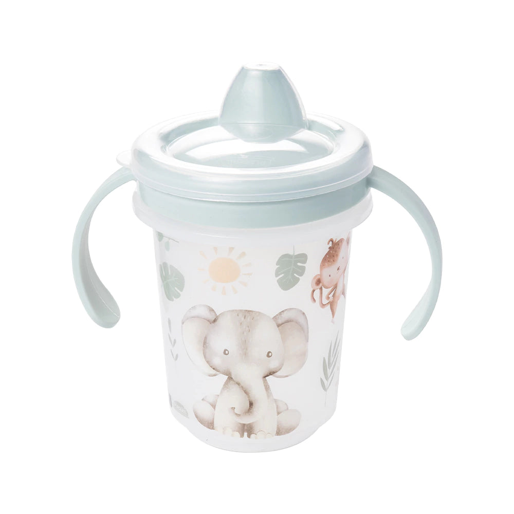 Caneca Trio Plasútil Decorada com Alça e Sobre tampa