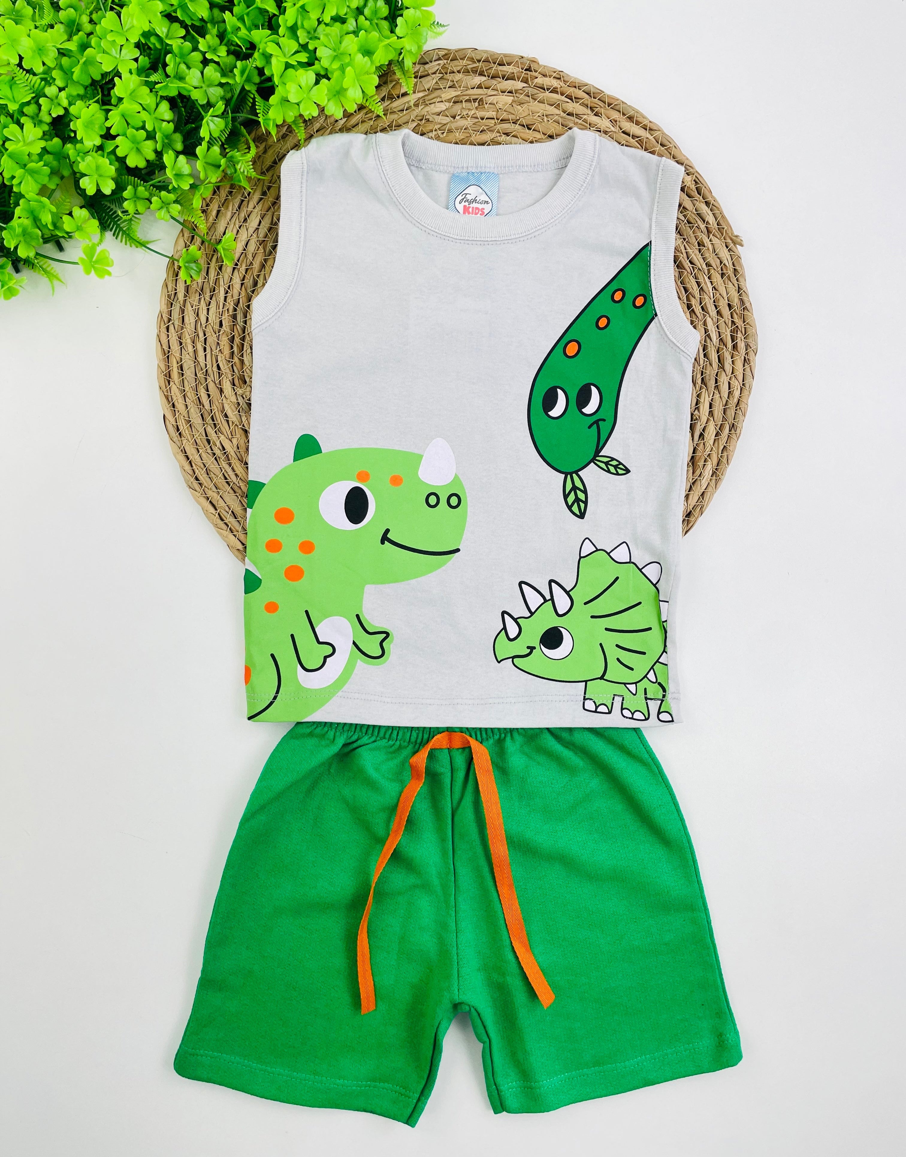 Conjunto Masculino Fashion Kids Dinos