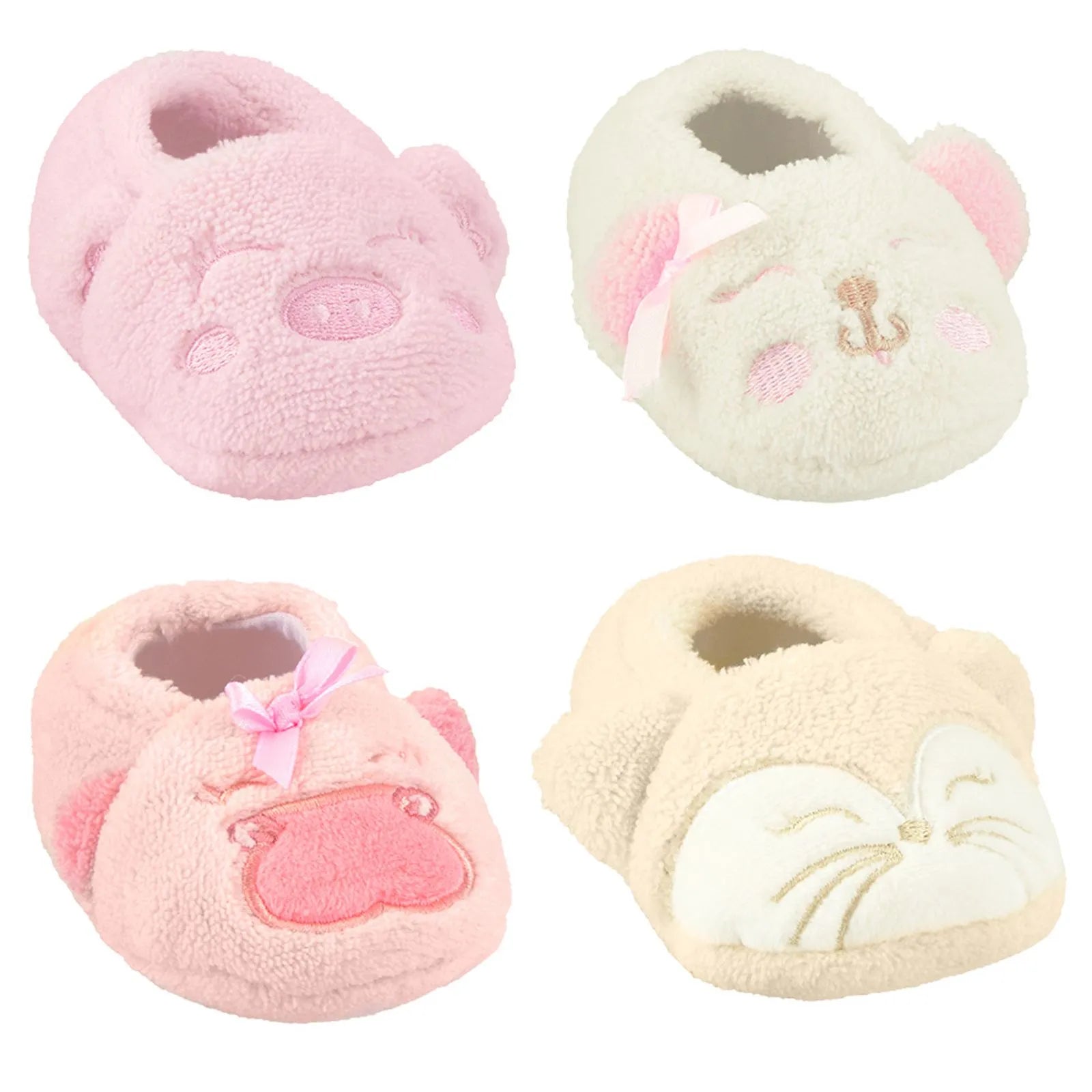 Pantufa Feminino Pimpolho Baby 00 a 07 Meses