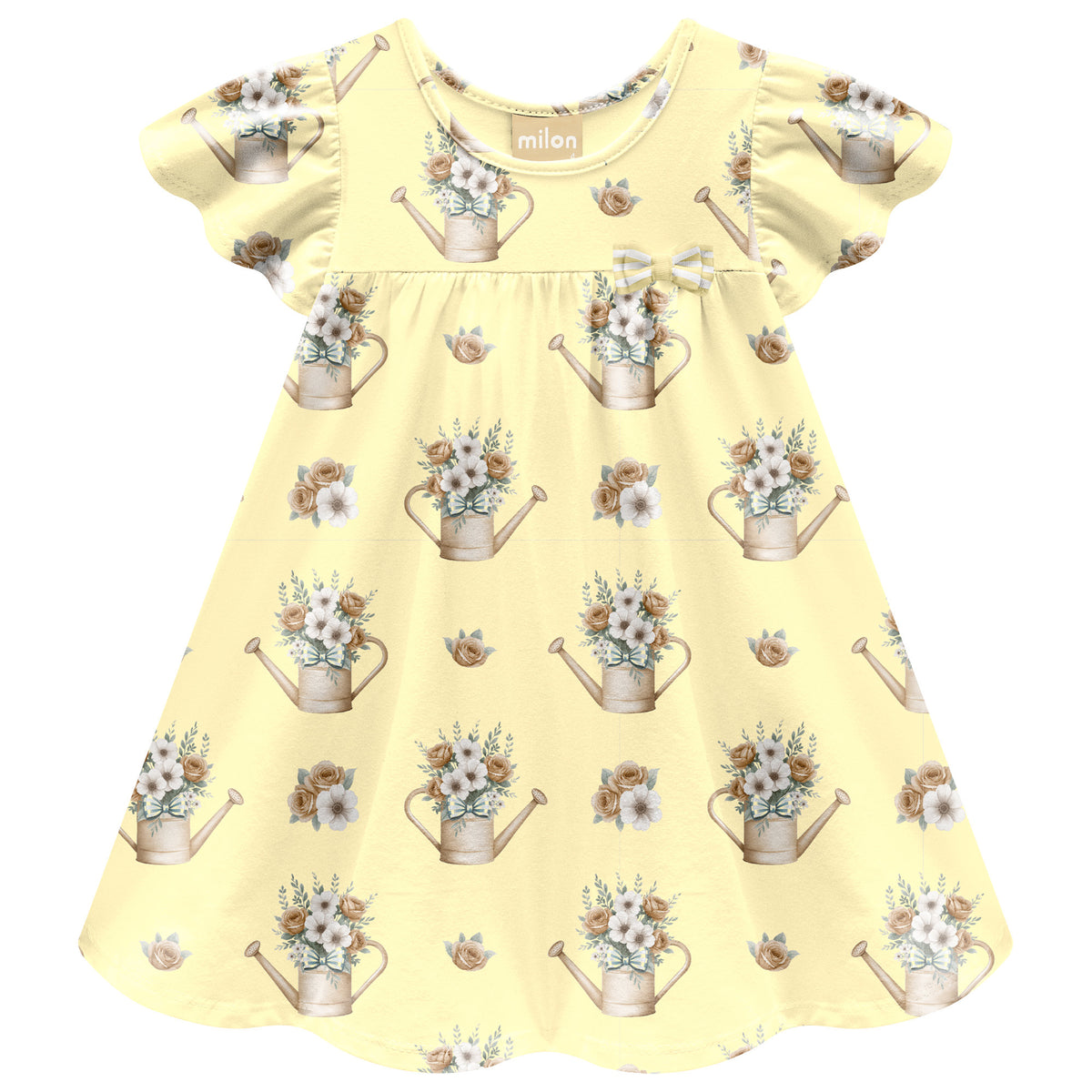 Vestido Infantil Feminino Milon Regador de Flores