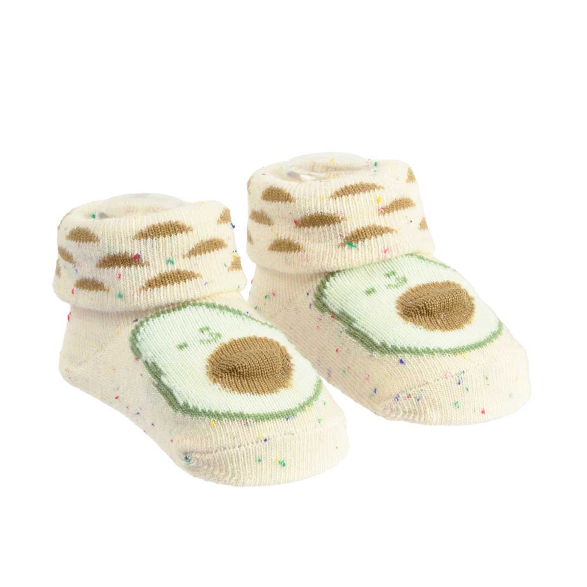 Meia Infantil Masculina Pimpolho Lúdica com Detalhes 3D 00 a 04 Meses RN