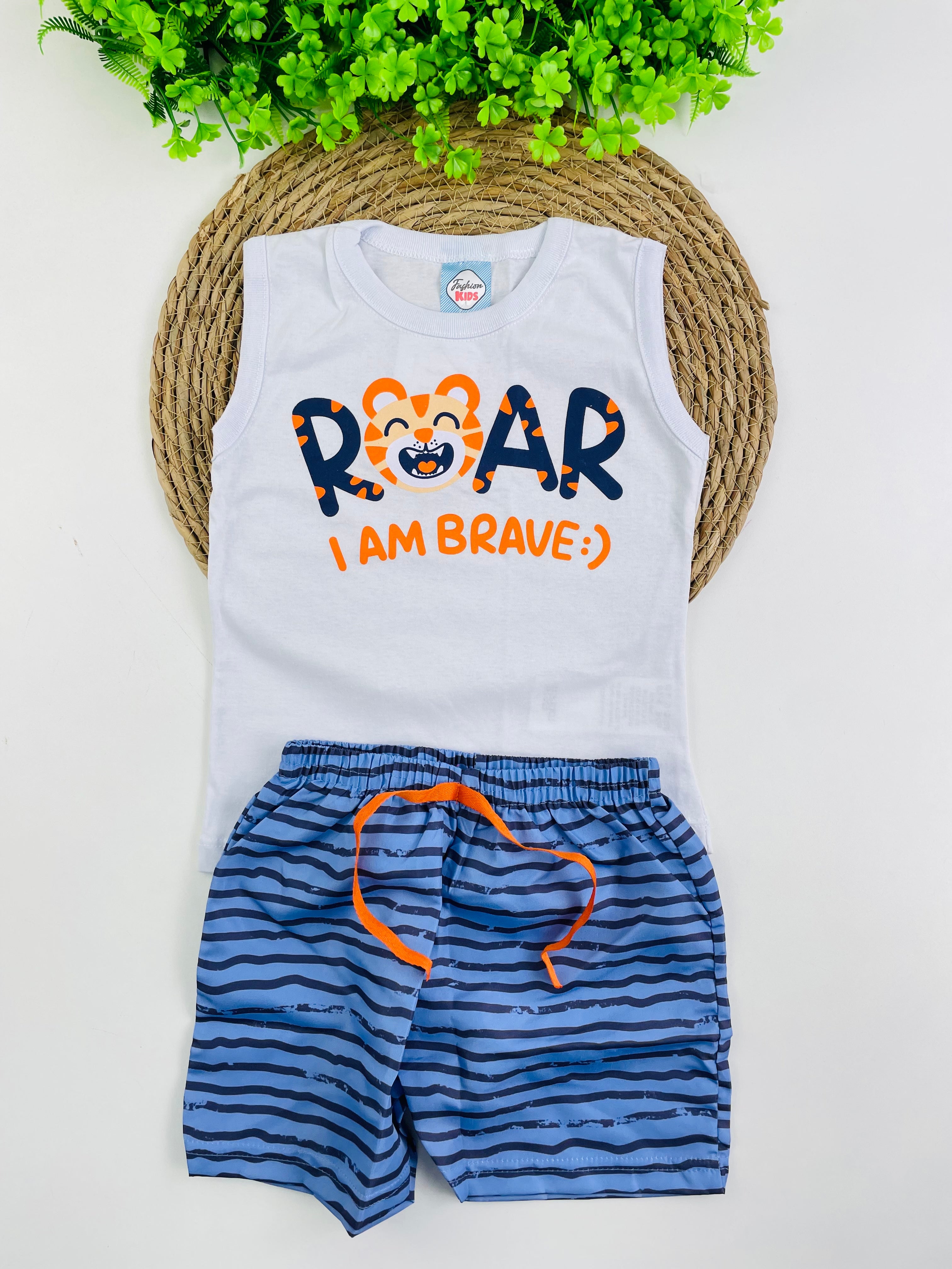 Conjunto Masculino Fashion Kids Roar