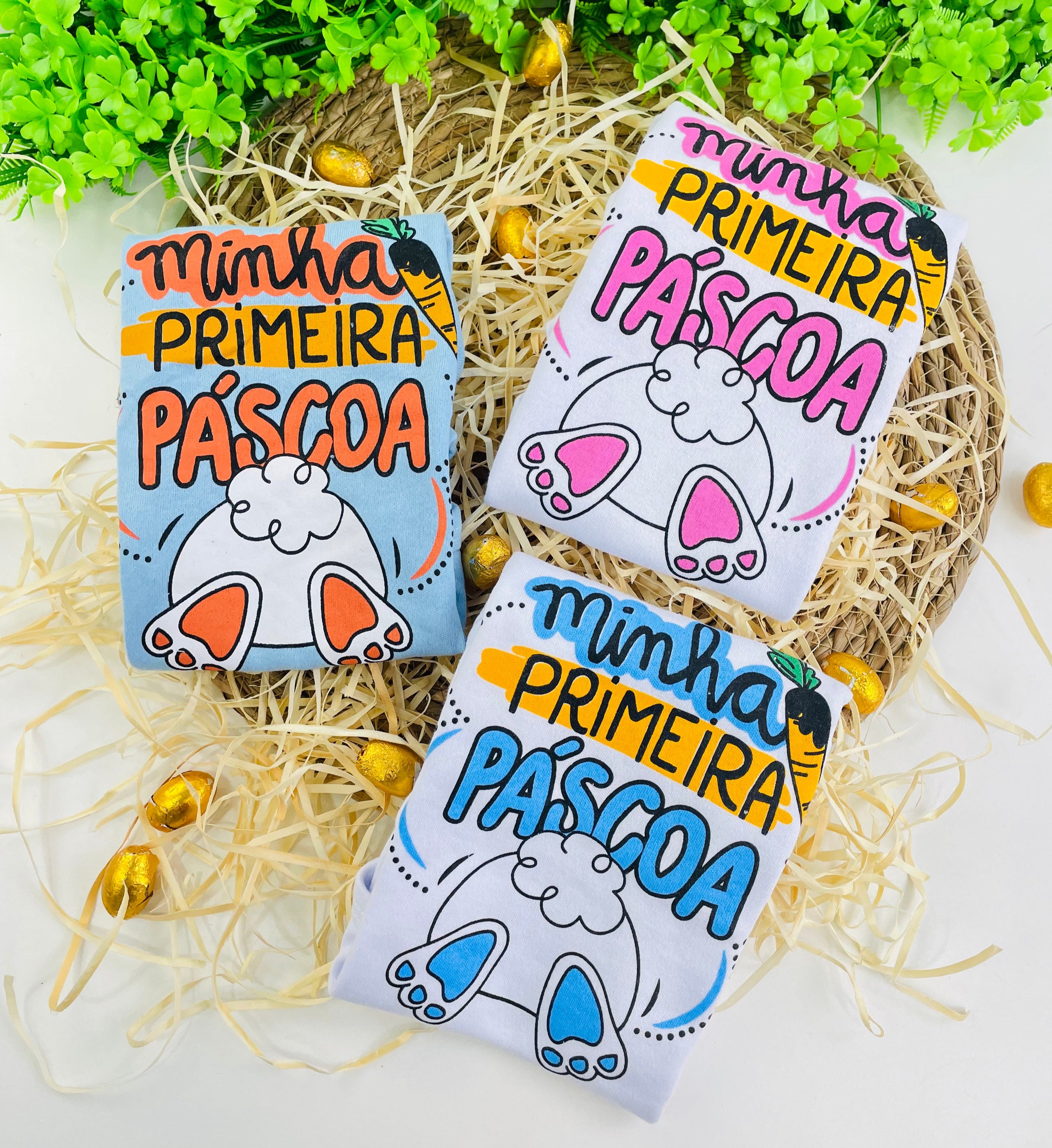 Body Baby Kids Minha Primeira Páscoa