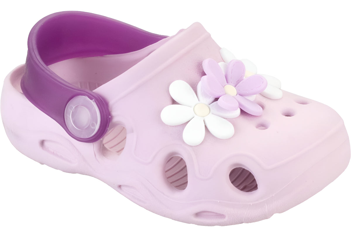 Babuche Infantil Keto Flores Conforto Leve Antiderrapante