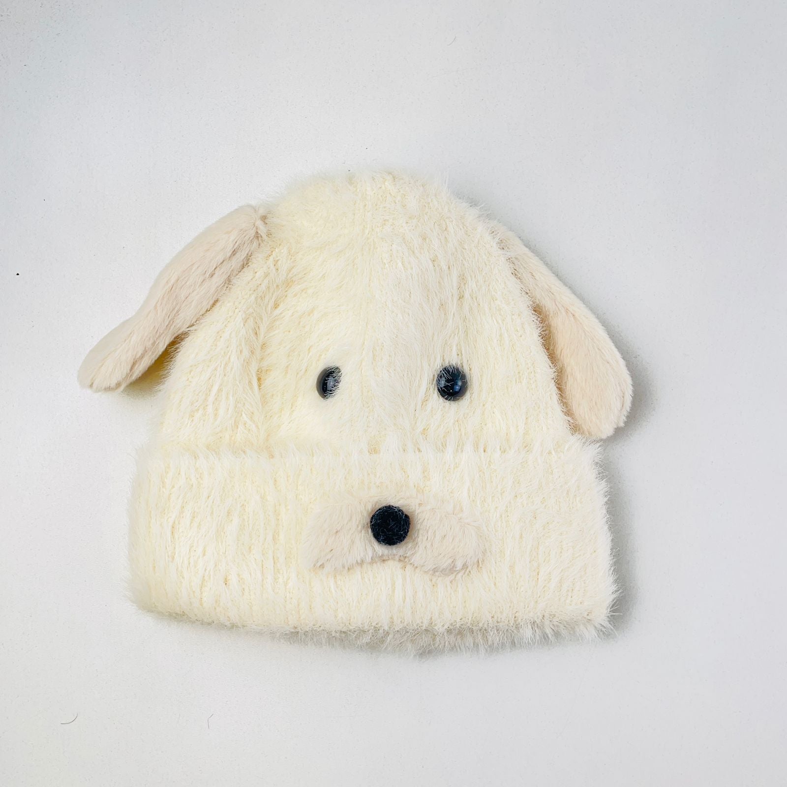 Touca Infantil Tigre Modas Cachorrinho em Microfleece/Plush Tamanho Único