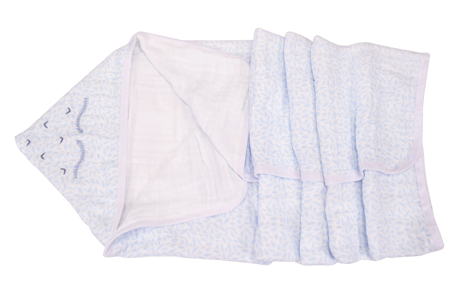 Toalhão de Banho Infantil Soft Loupiot Clean Bordada 100% Algodão 100x85 Cm