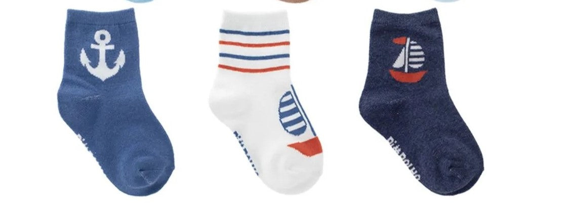 Kit Meia Infantil Masculina Pimpolho 26 ao 30 Algodão Macio Com 3 Pares