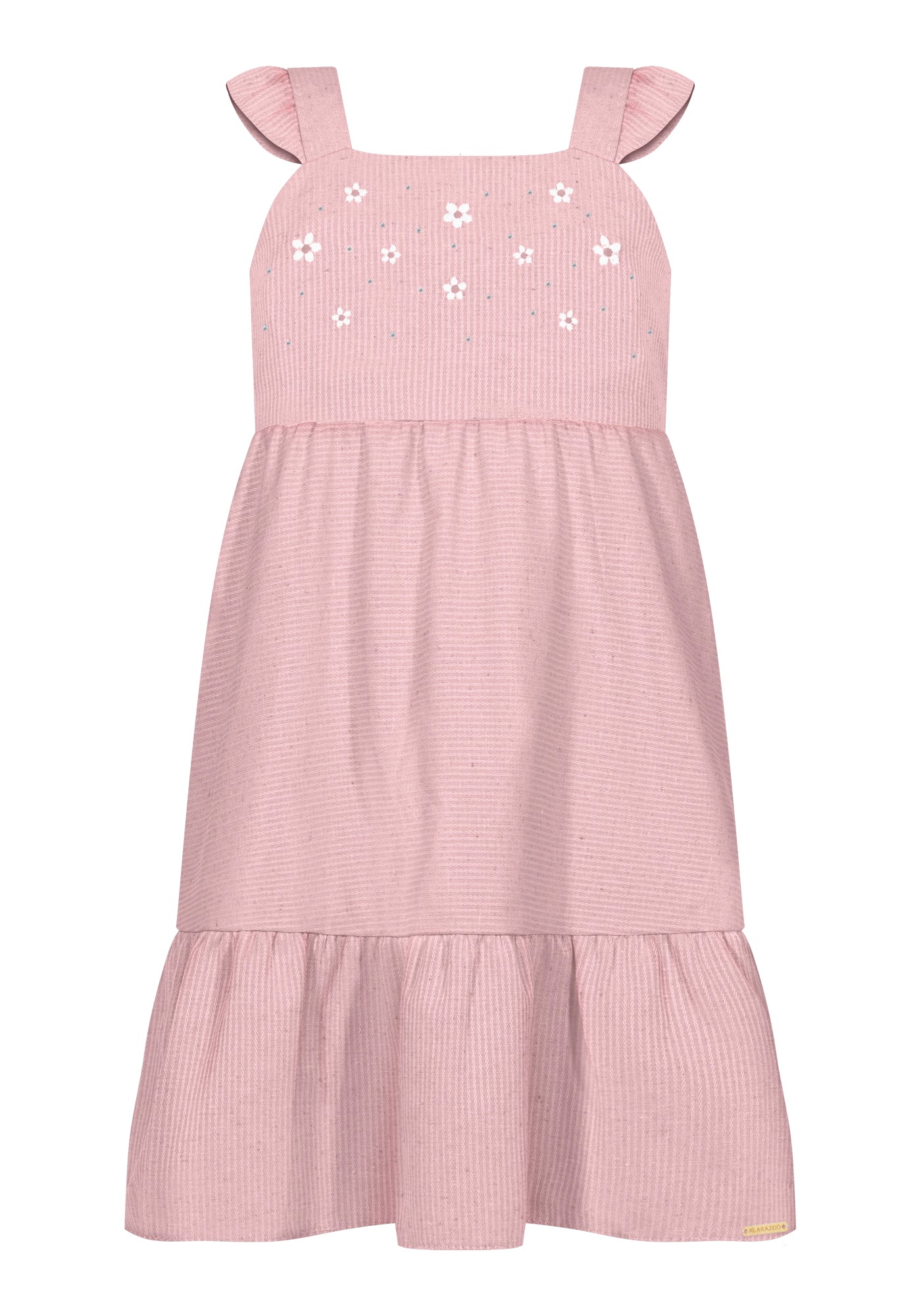 Vestido Alakazoo Florzinha E Strass