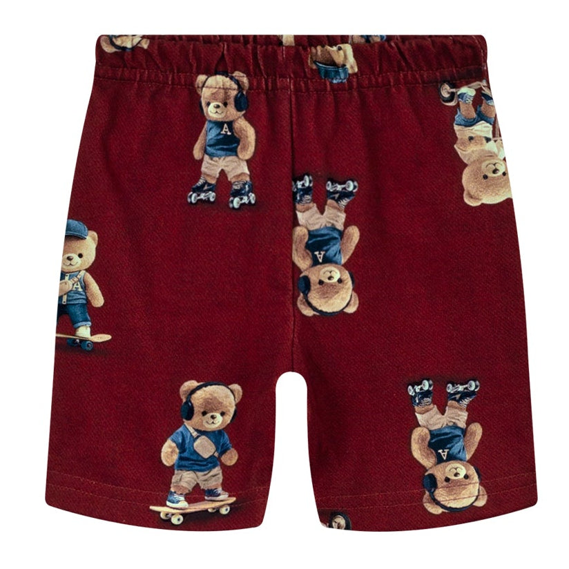 Conjunto Infantil Masculino Alakazoo Go Team Bear Casual