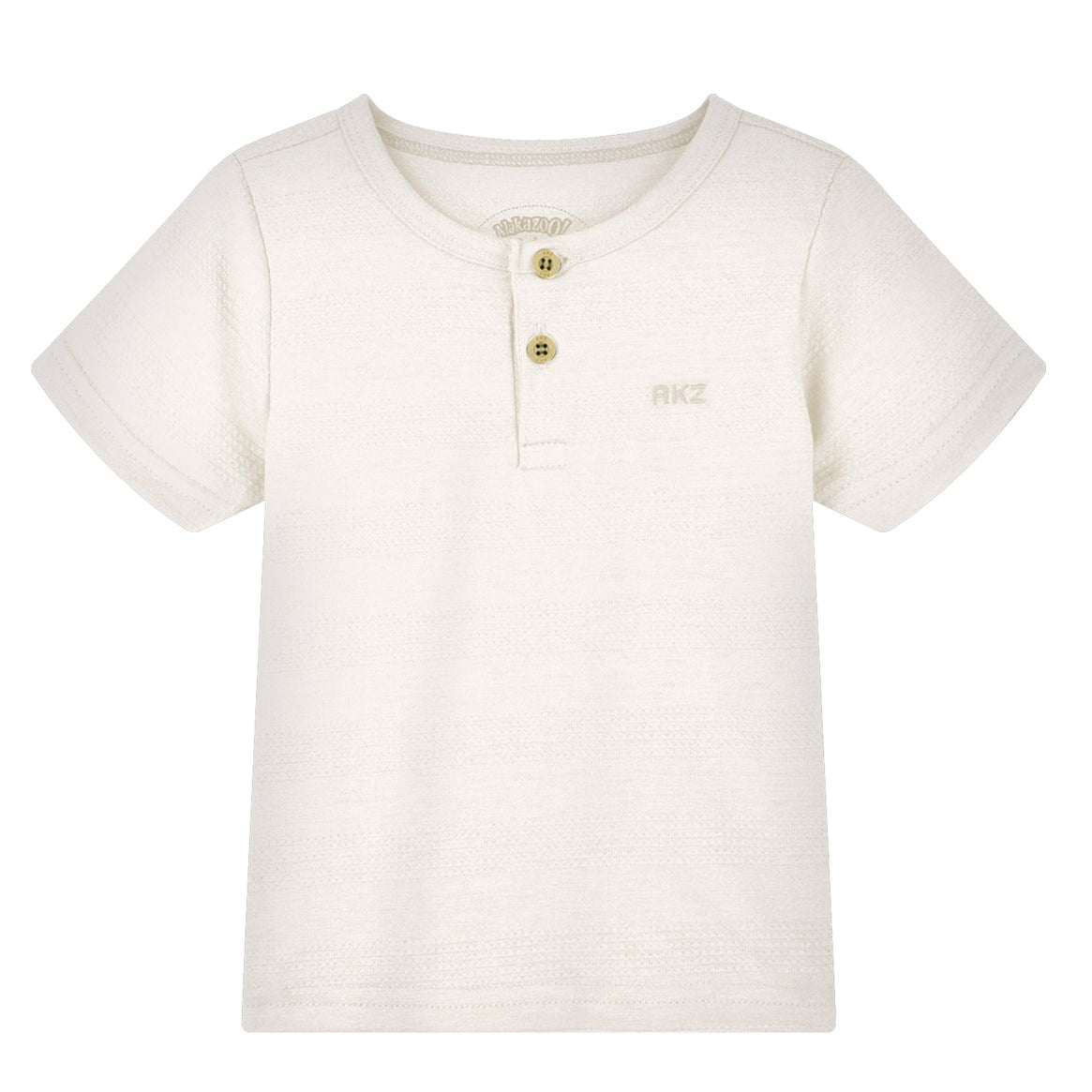 Conjunto Infantil Masculino Alakazoo Camiseta Henley e Bermuda