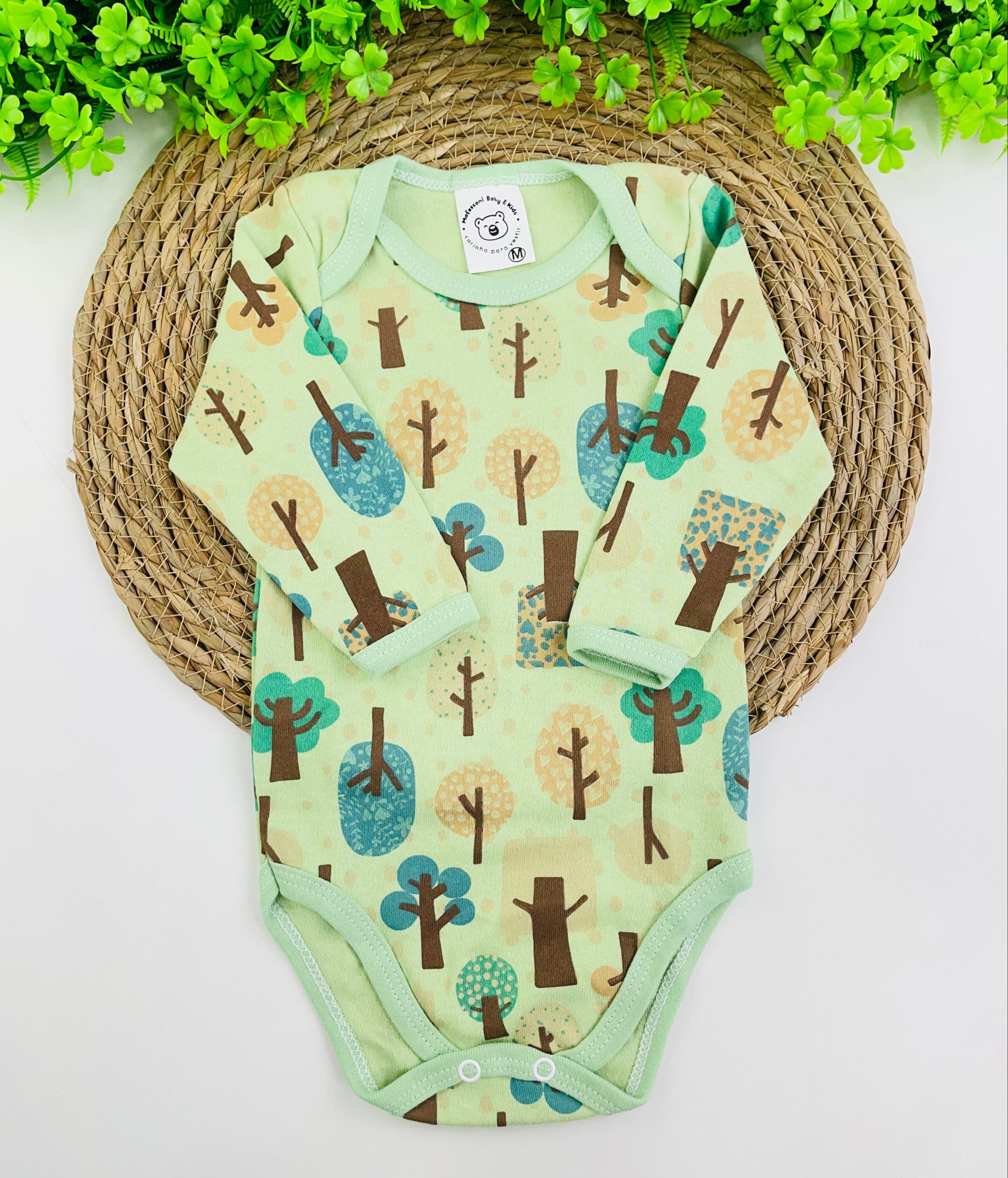 Body Manga Longa Mafessoni Floresta