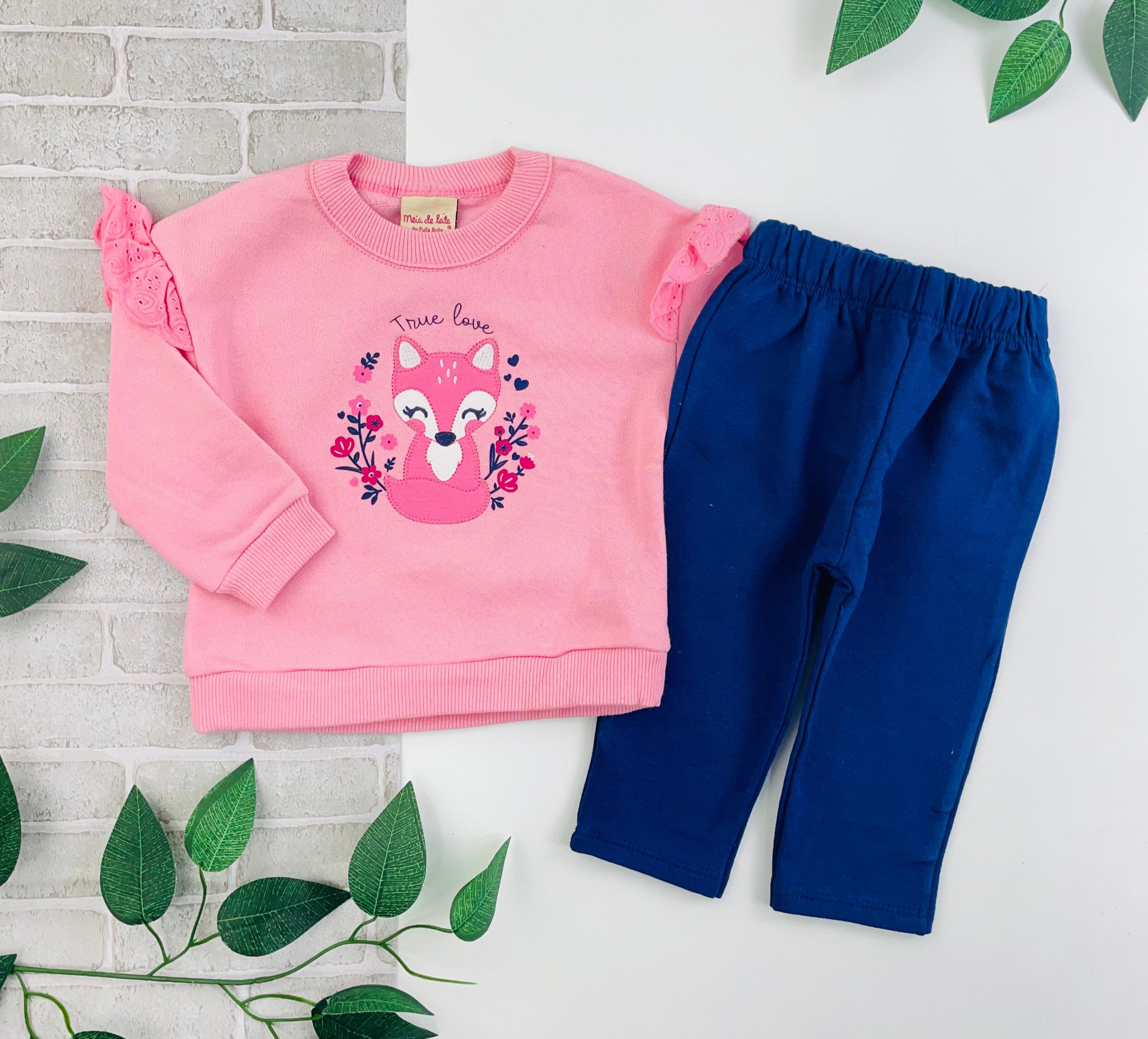 Conjunto Meia De Leite True Love