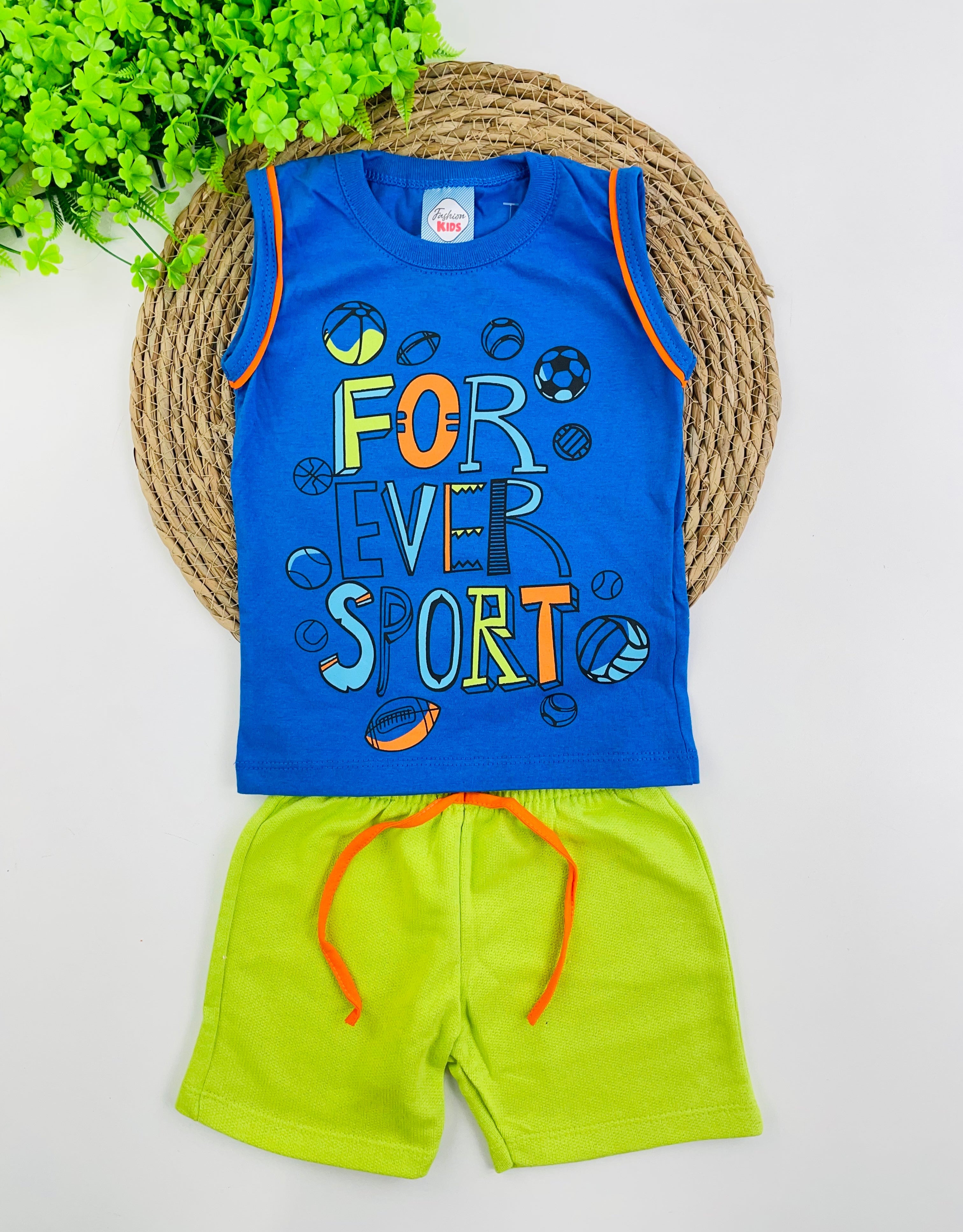 Conjunto Masculino Fashion Kids Forever Sport