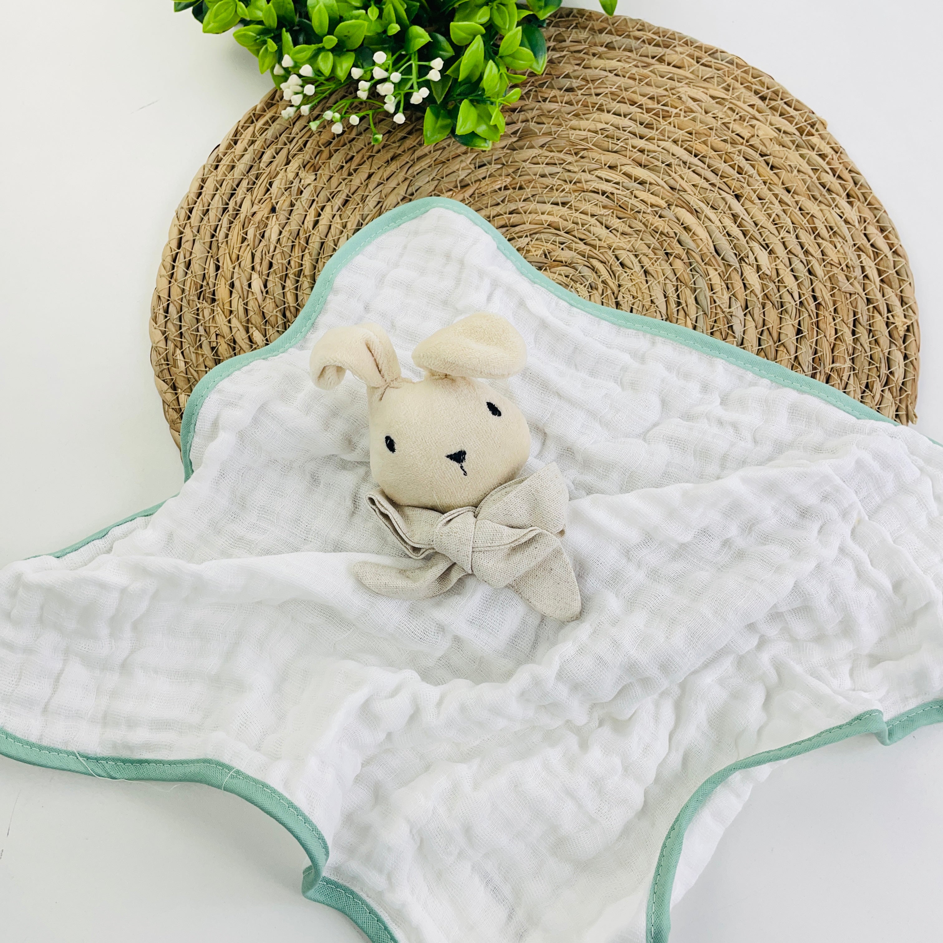 Naninha Loupiout Nature Coelhinho Com Prendedor De Chupeta