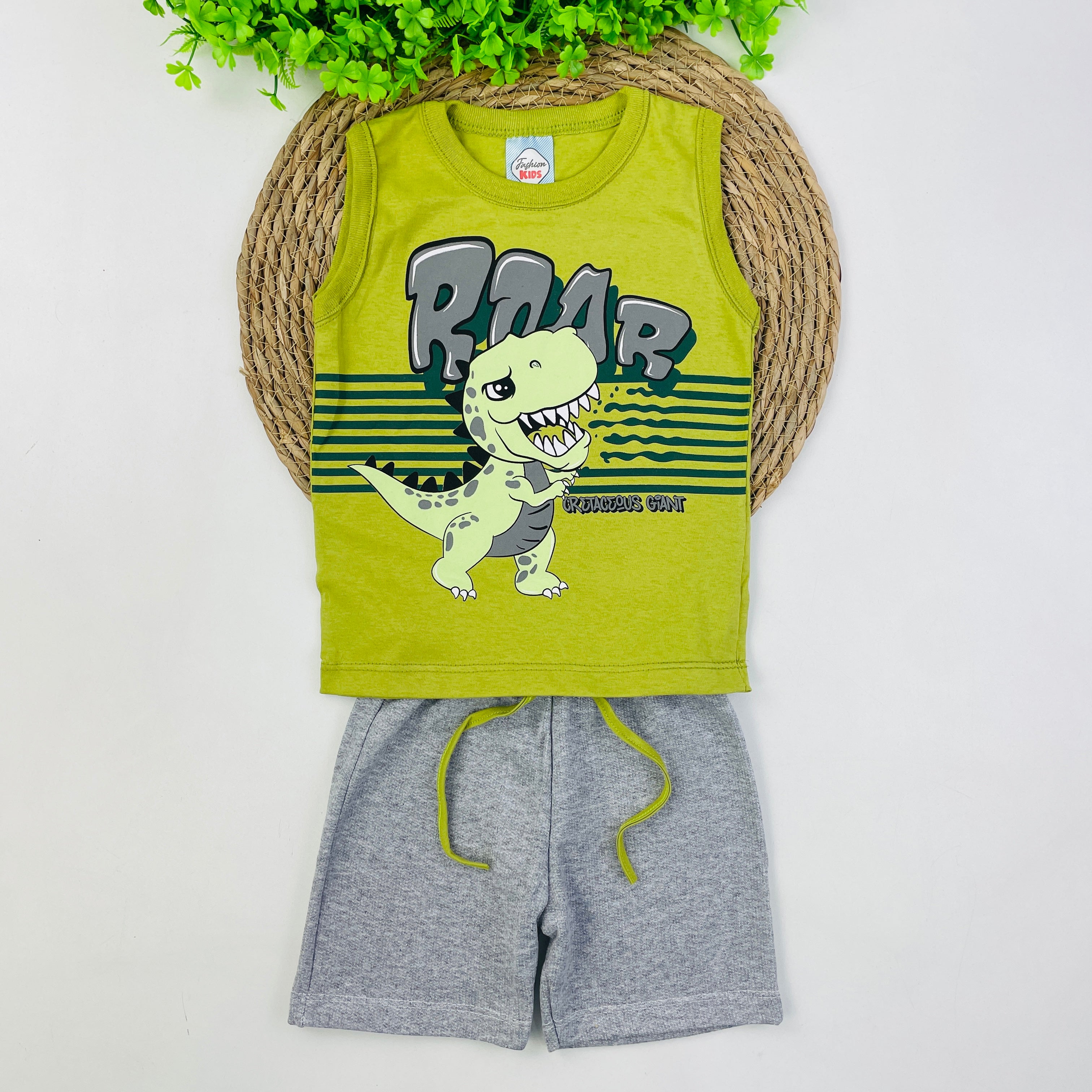 Conjunto Fashion Kids Roar Cretaceous Giant