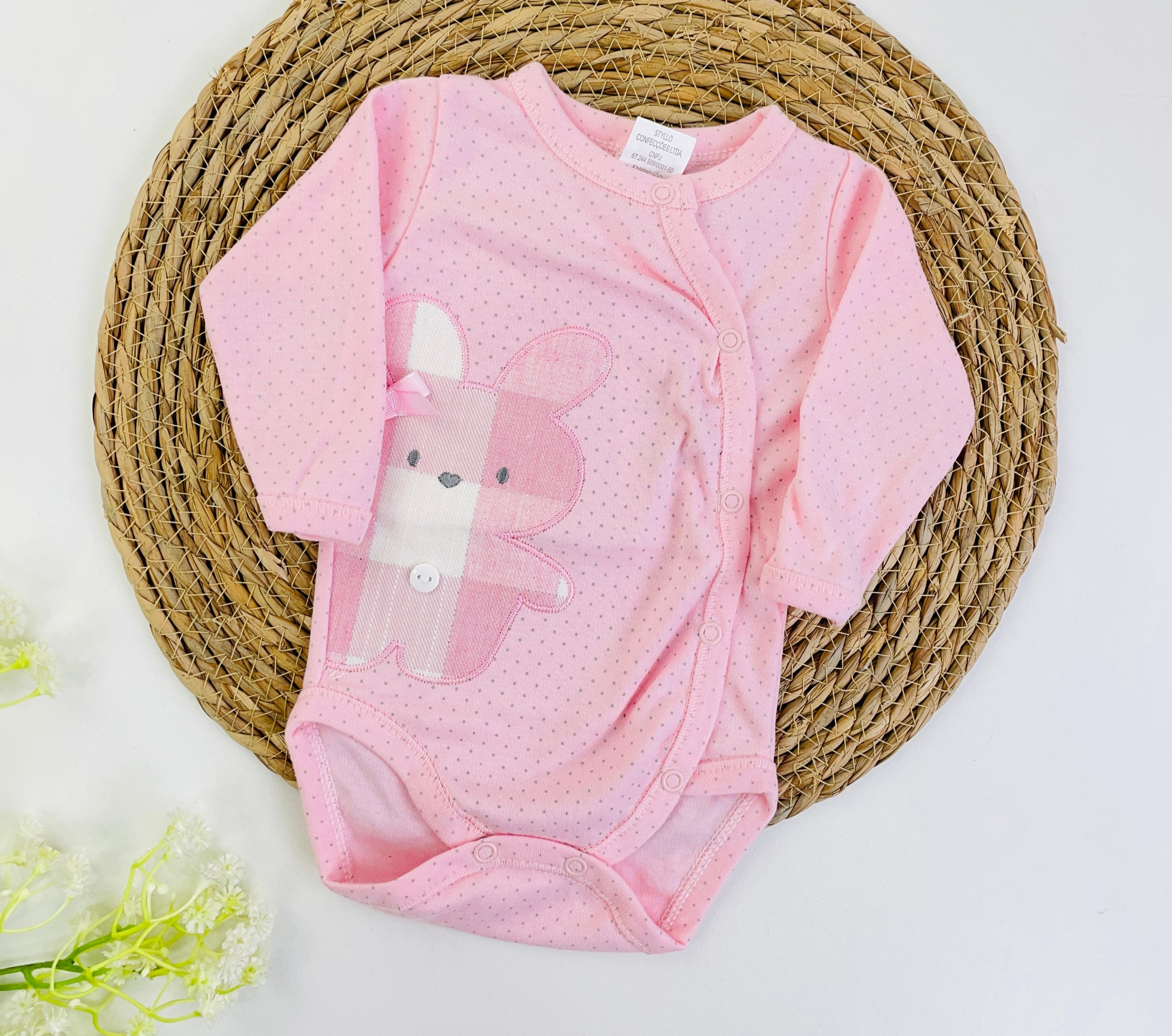 Body Ml Kimono Gira Gigi Coelhinha Suedine