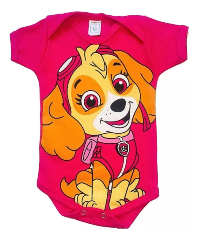 Body Baby Babykut Patrulha Canina com Chapéu