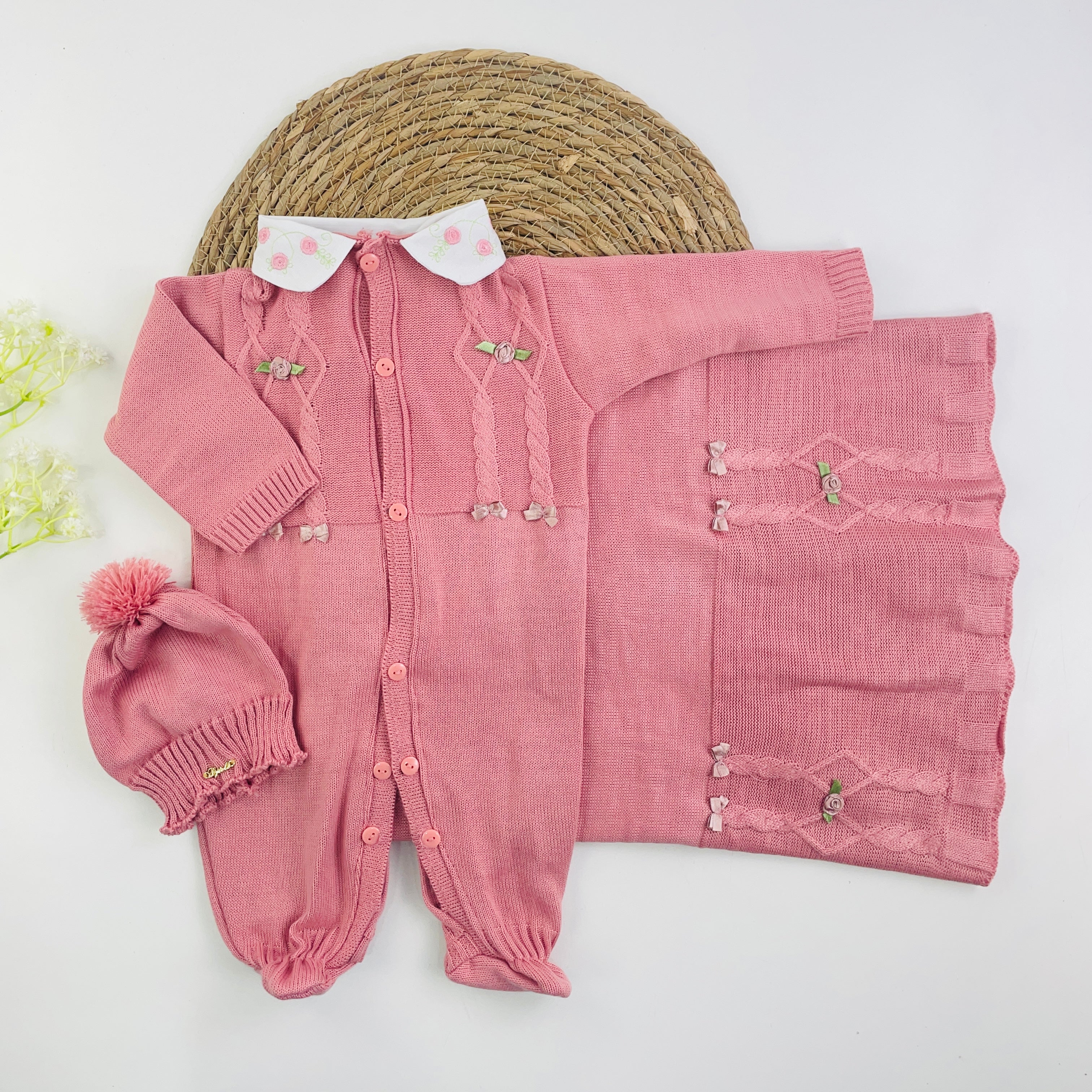 Saida De Maternidade Djiele Tricot Tranca 3 Peças