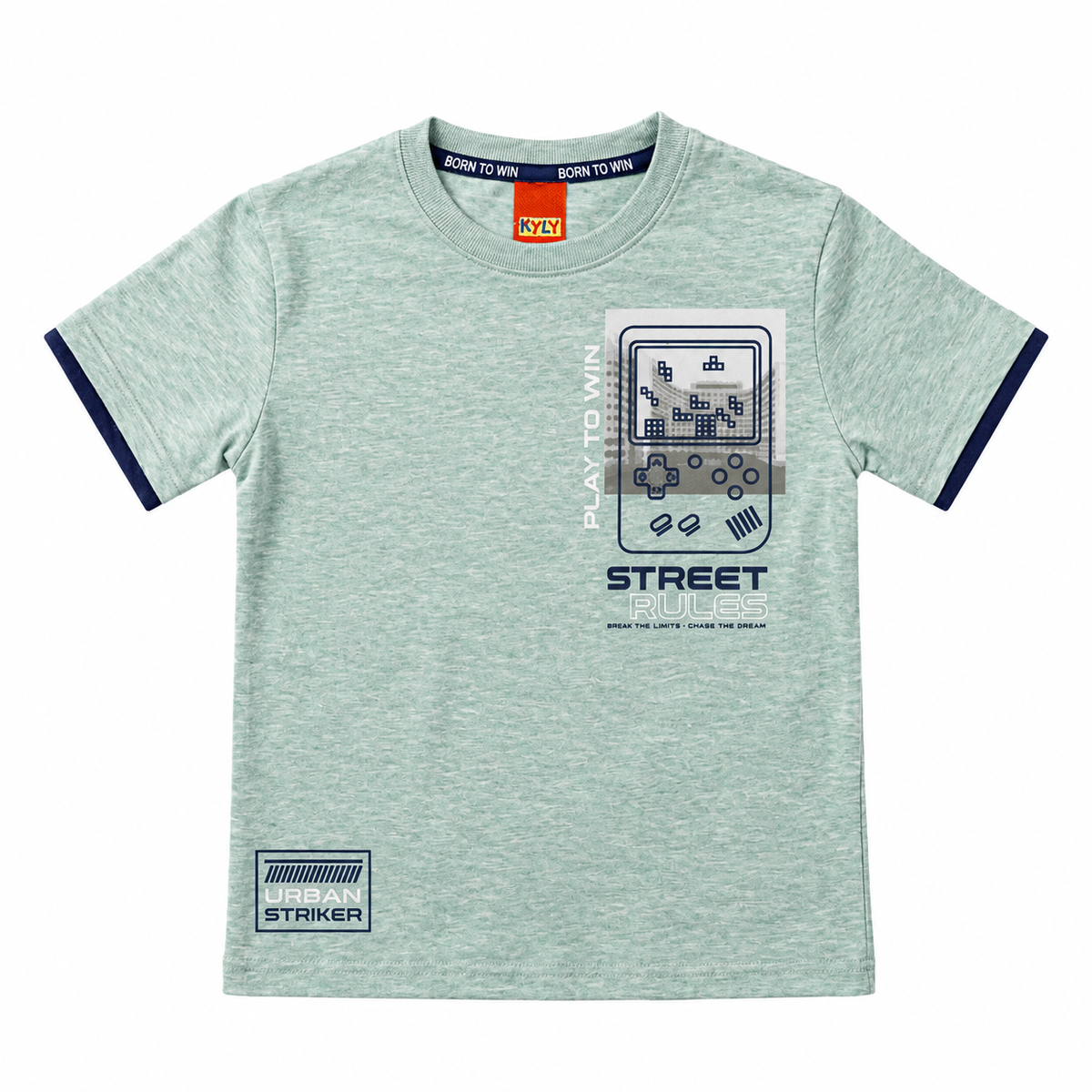 Conjunto Infantil Masculino Kyly Street Rules T-Shirt e Short Cargo