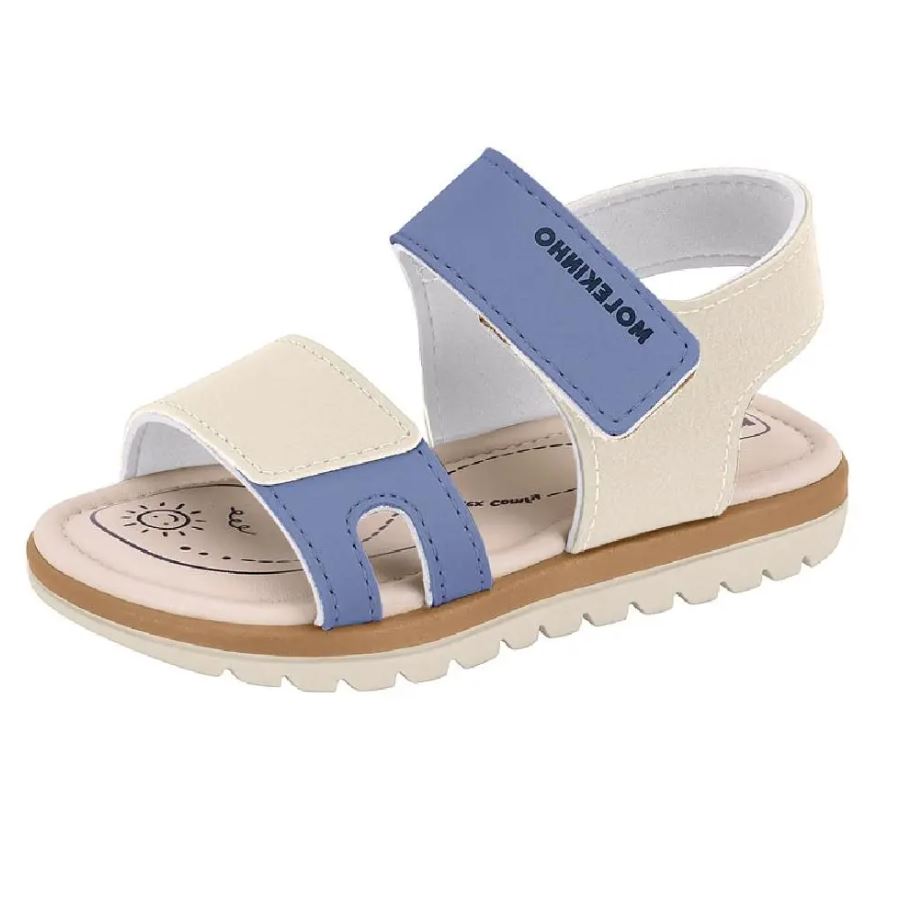 Papete Sandália Infantil Molekinho Casual Calce Fácil Conforto