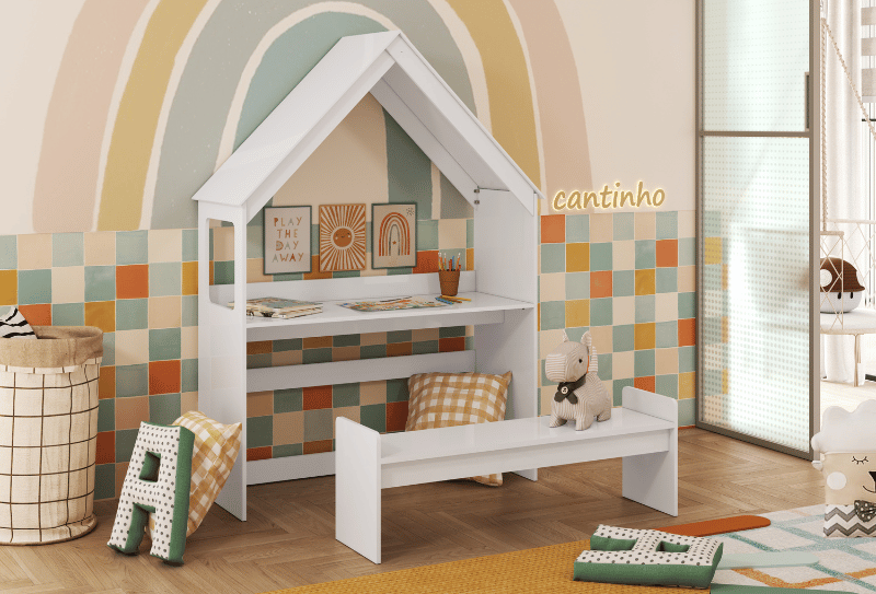 Kit Casinha Peroba 2 em  1