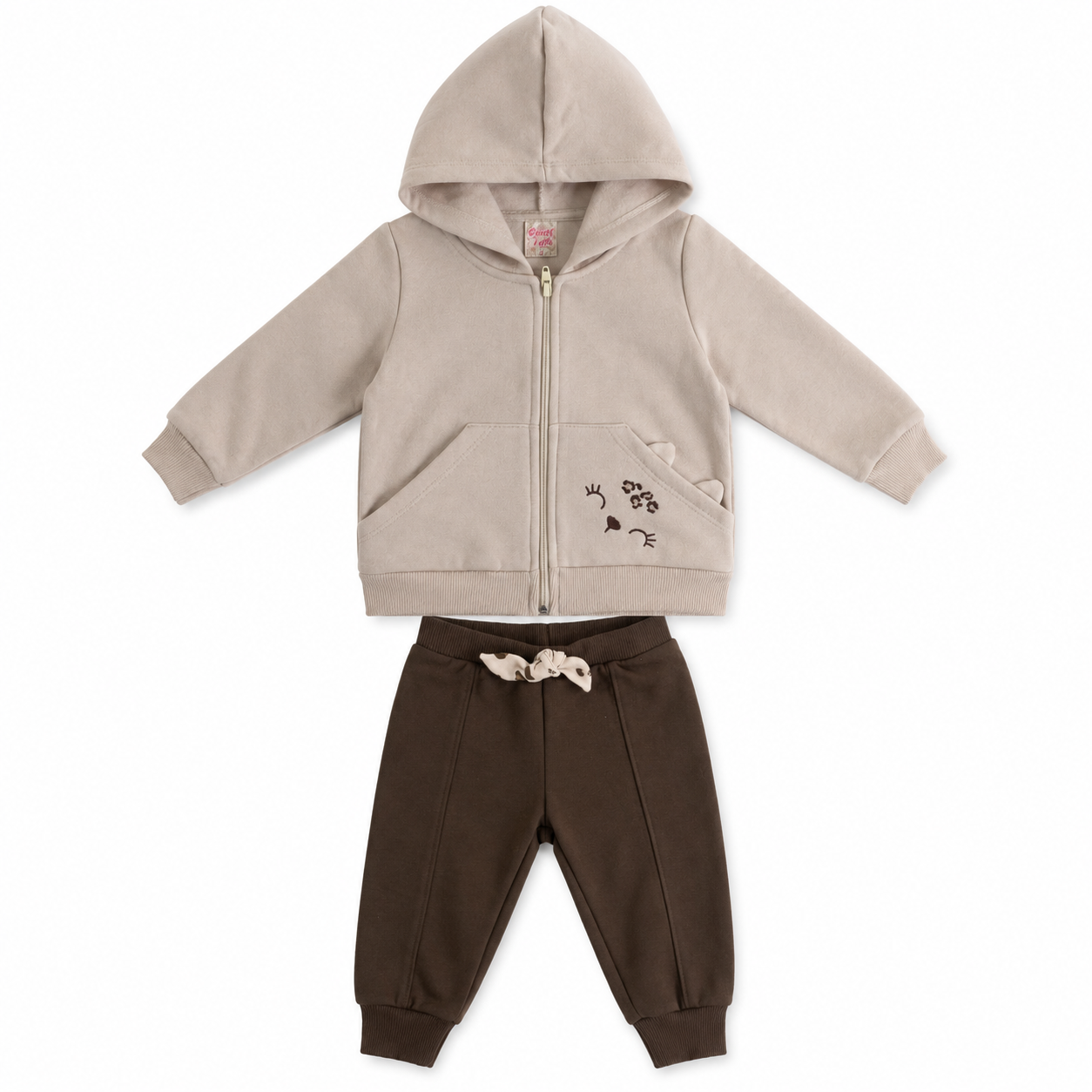 Conjunto Feminino Brincar e Arte Oncinha Moletom