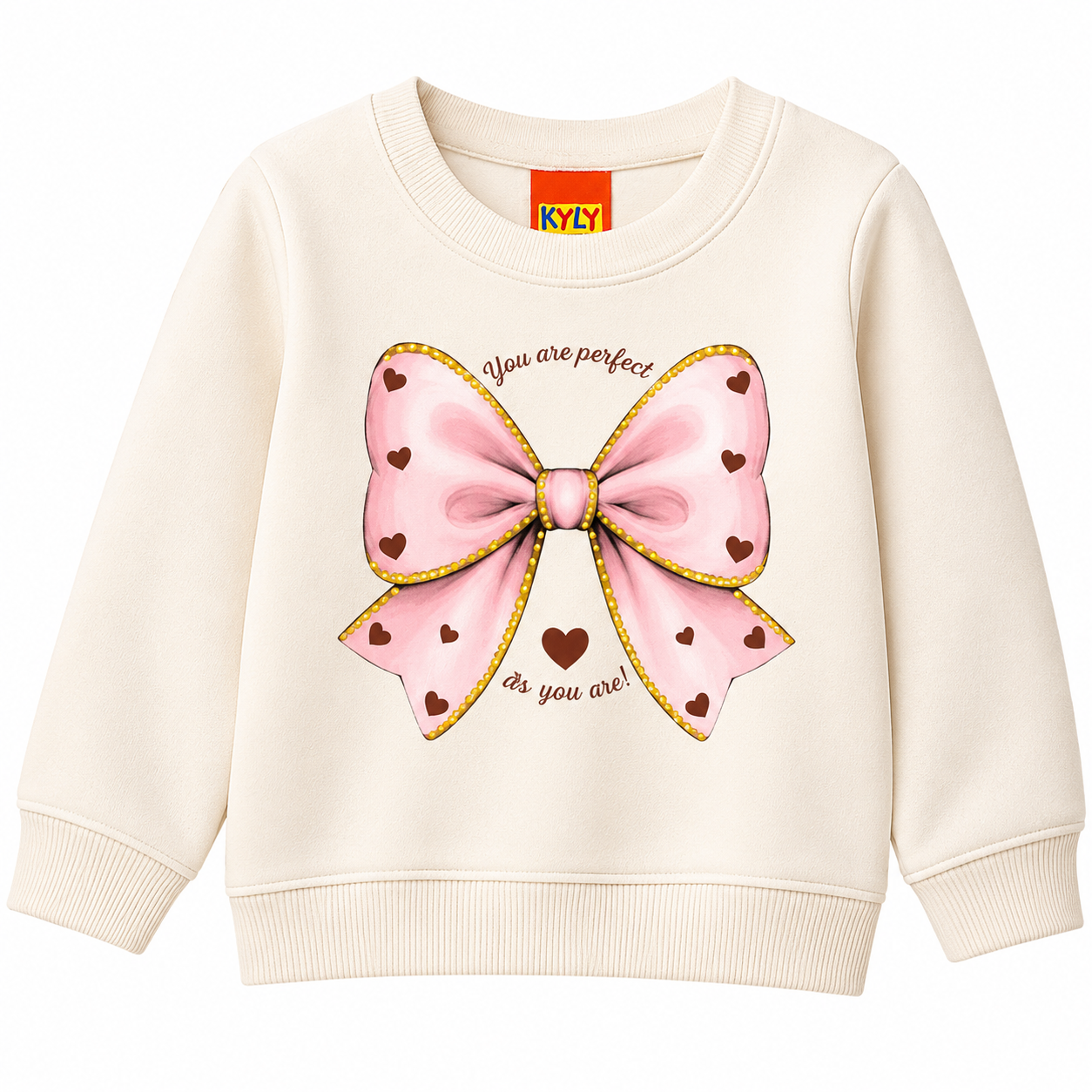 Conjunto Infantil Feminino Kyly Moletom Peluciado Laço com Strass