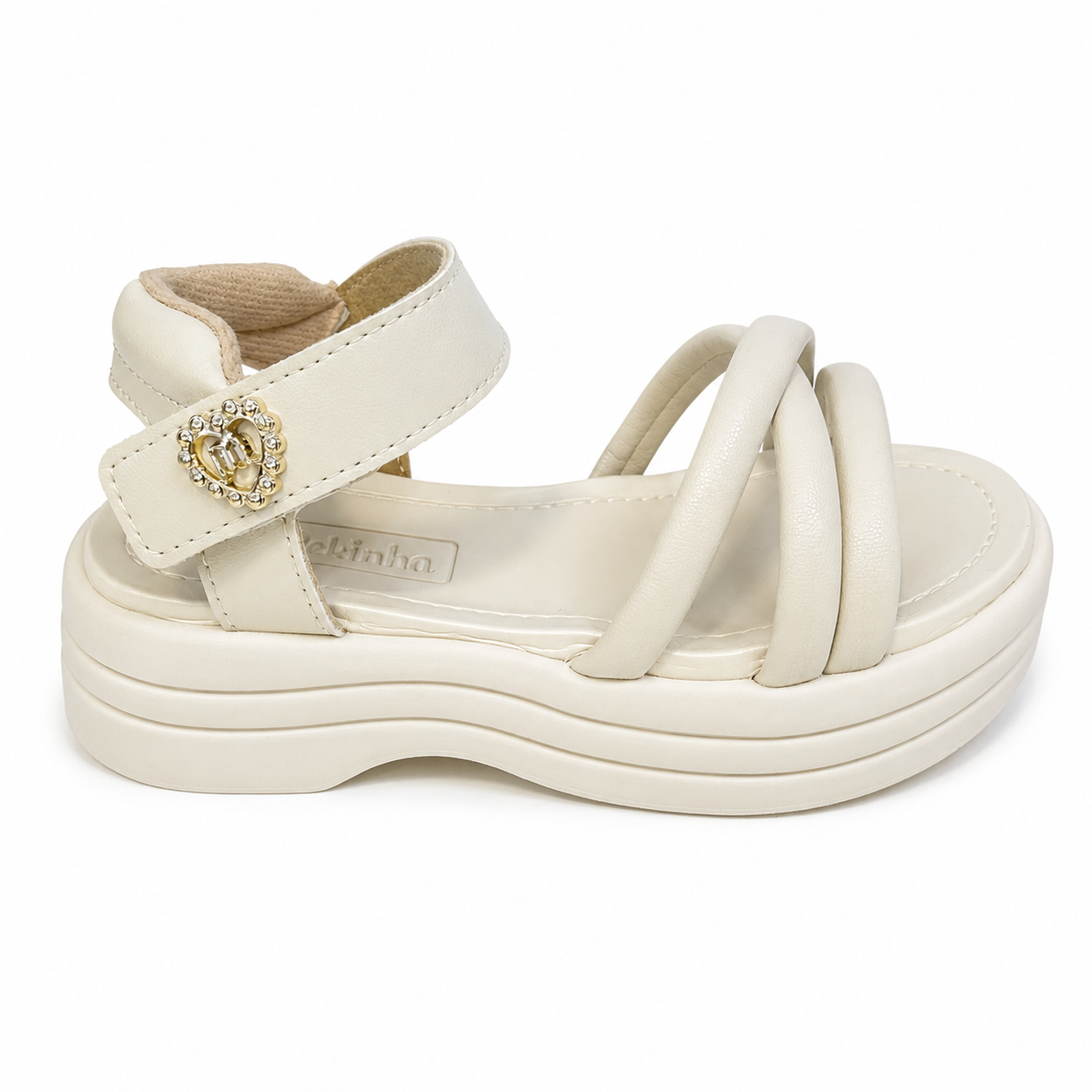 Sandália Flatform Infantil Molekinha Tiras