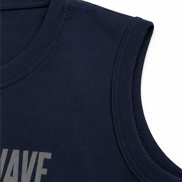 Camiseta Regata Infantil Masculina Kyly Tubarão Ride The Wave Algodão
