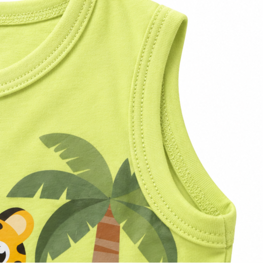 Regata Infantil Masculina Kyly Safari Animais da Selva
