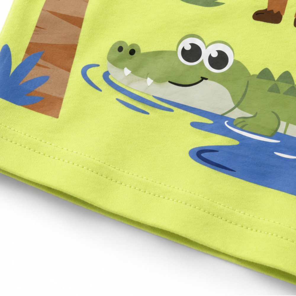 Regata Infantil Masculina Kyly Safari Animais da Selva
