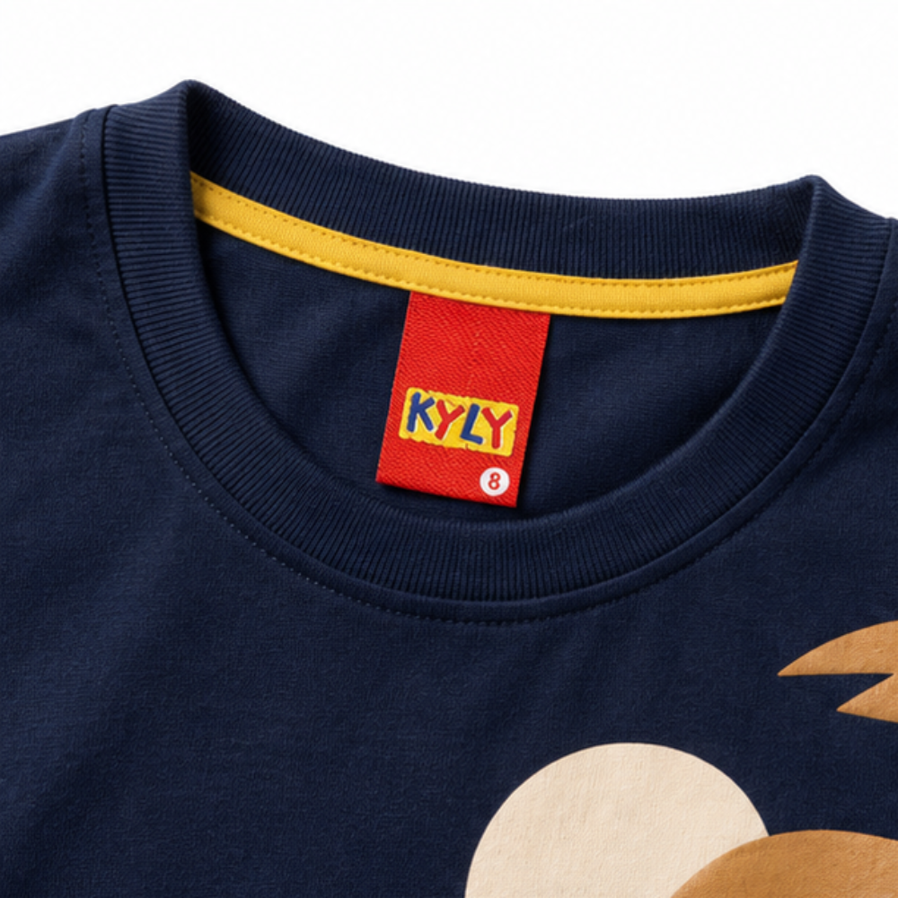 Conjunto Infantil Masculino Kyly Pranchas The Waves Camiseta e Bermuda