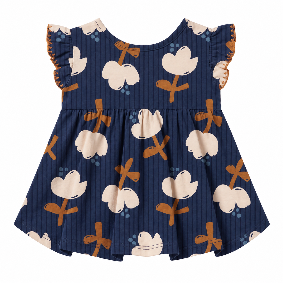 Conjunto Infantil Feminino Kyly Flor de Algodão Blusa e Short