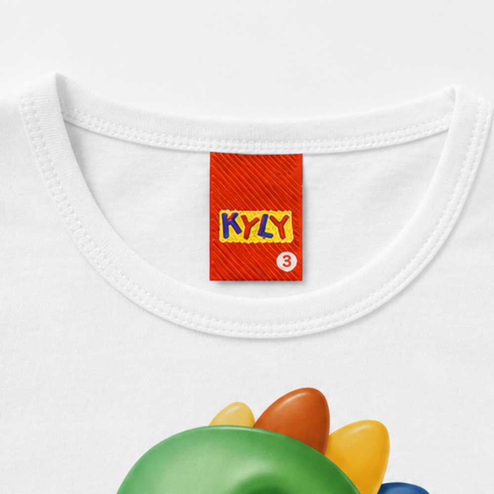 Camiseta Regata Infantil Masculina Kyly Dino Divertido Algodão