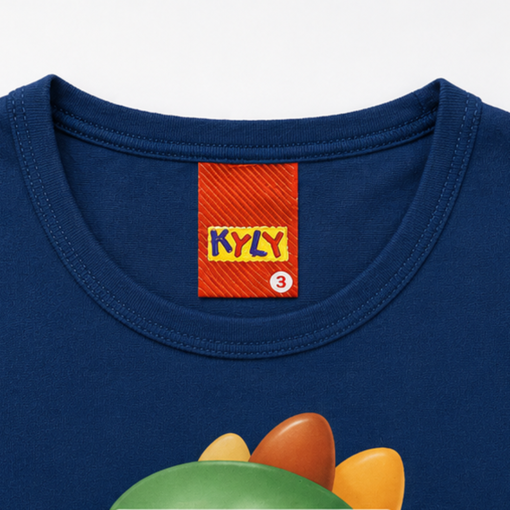 Camiseta Regata Infantil Masculina Kyly Dino Divertido Algodão