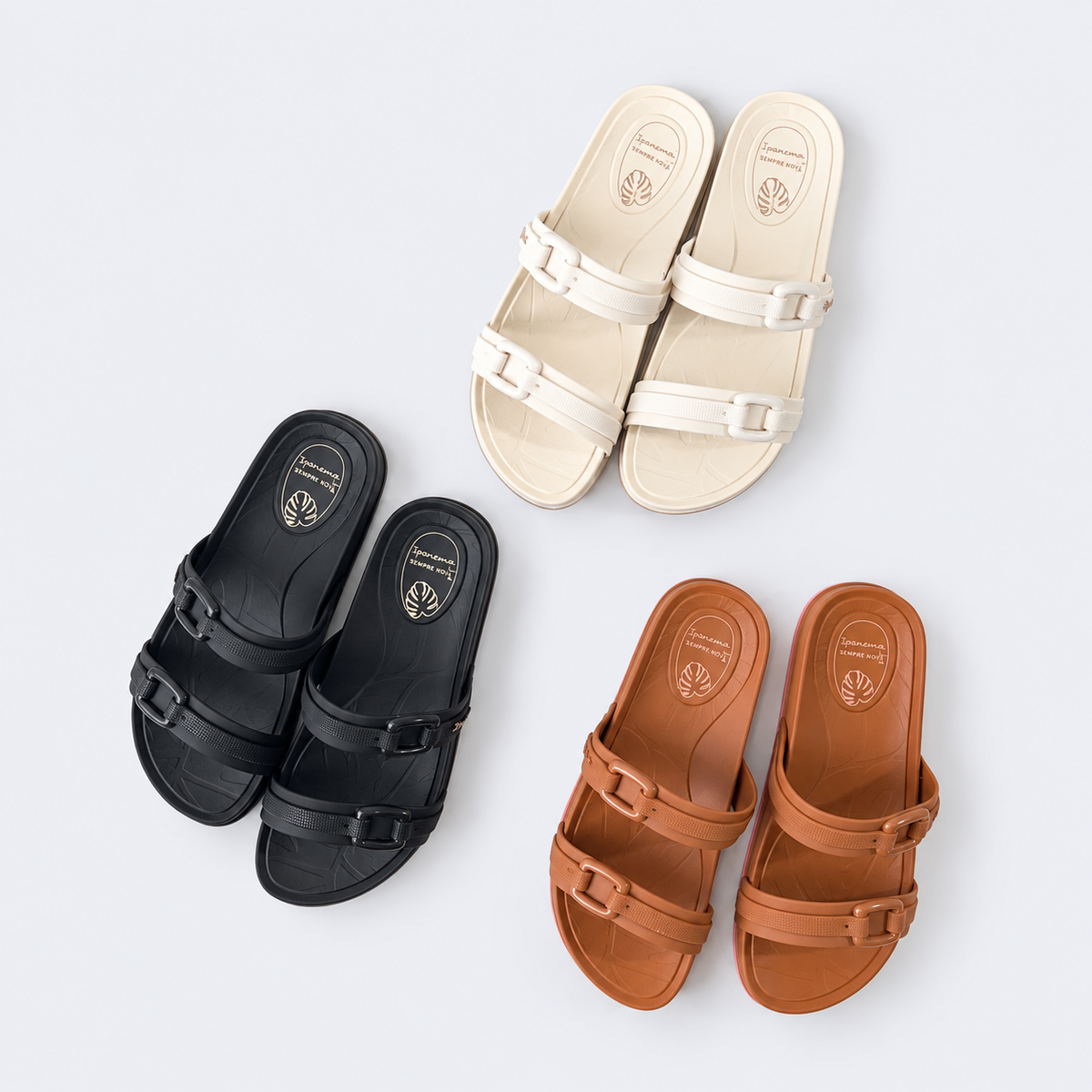 Sandália Feminina Ipanema Shine Slide Grendene
