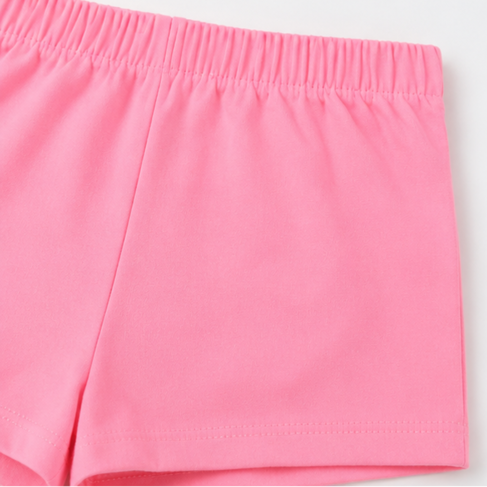 Conjunto Infantil Feminino Kamylus Florzinhas Regata e Shorts Soltinho