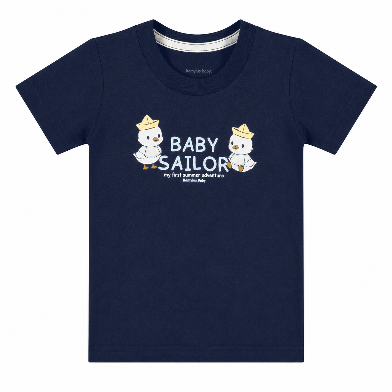 Conjunto Bebê Masculino Kamylus Baby Sailor Estampa Patinho