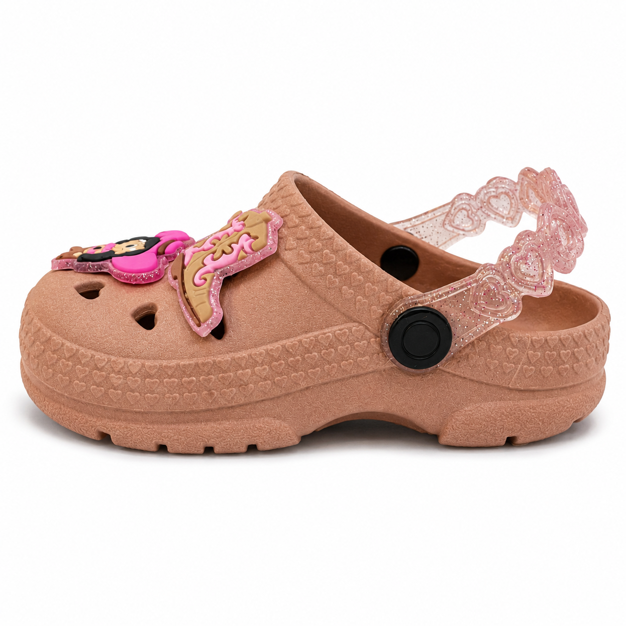 Babuche Infantil Feminina LueLua Love Boiadeira com Pins