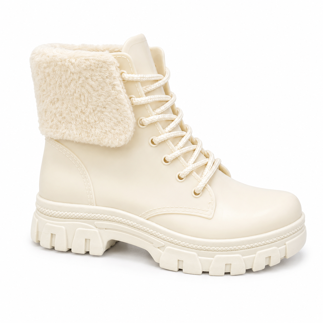 Bota Coturno Infantil Feminina LueLua Combat Peluciada