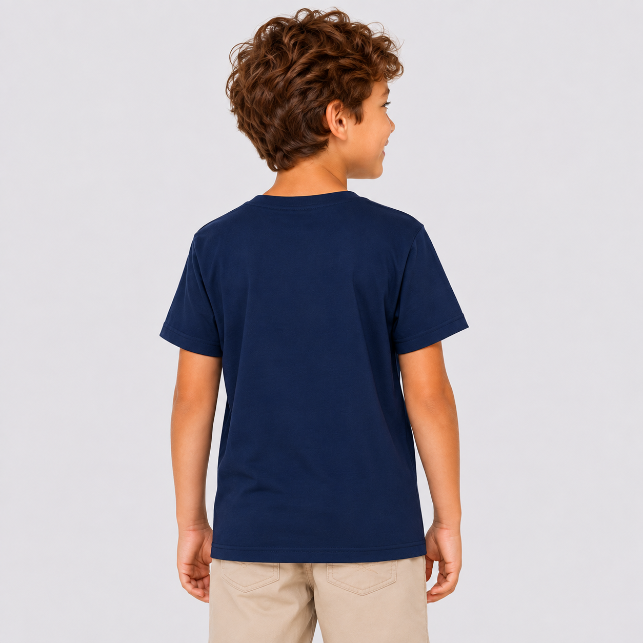 Camiseta Manga Longa Masculina Kyly Dino de Fone Infantil