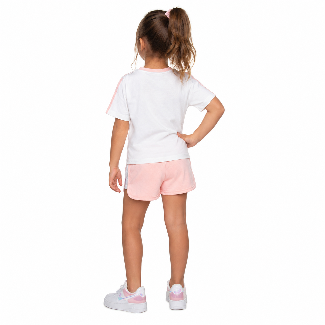 Conjunto Infantil Feminino Have Fun Every Day Meia Malha e Moletom