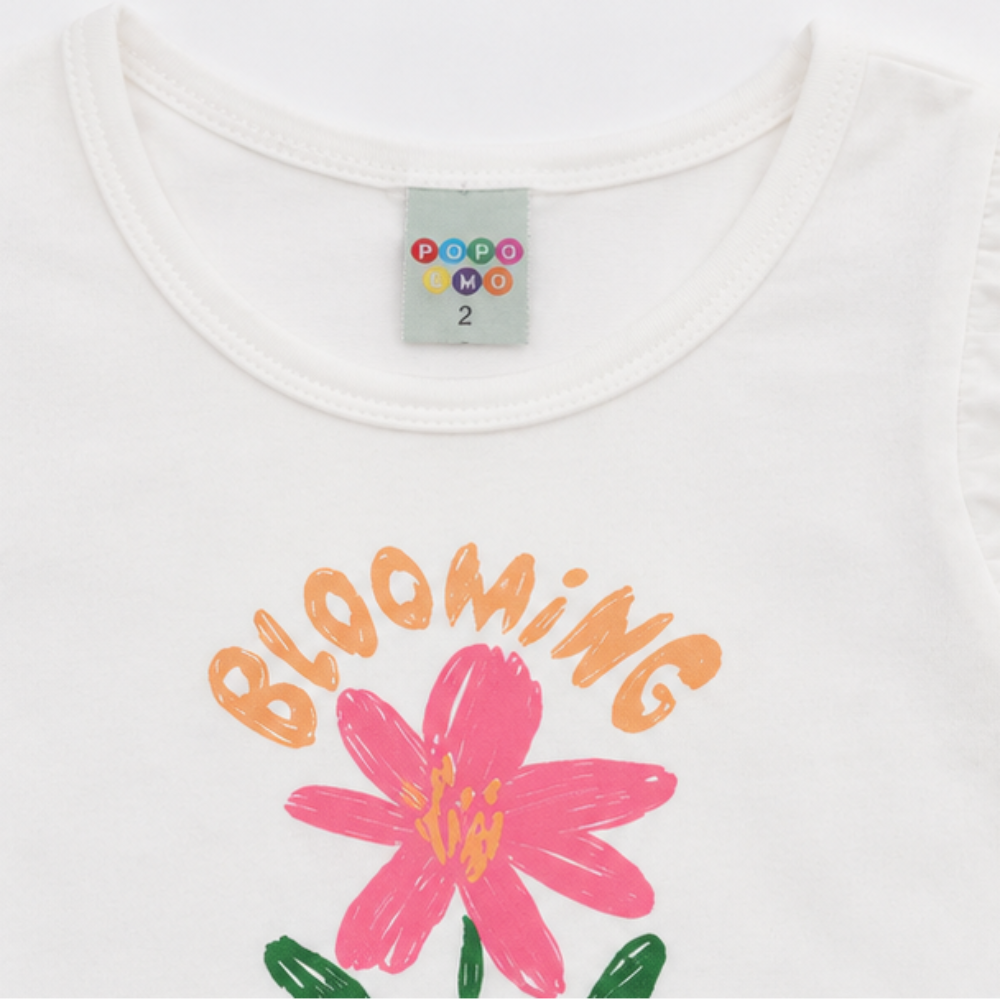 Conjunto Infantil Feminino Have Fun Blooming Cotton e Moletim